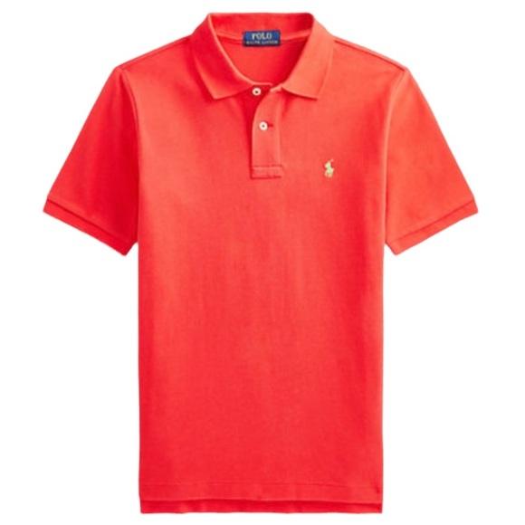 Polo Ralph Lauren Other - Polo By Ralph Lauren Orange Short Sleeve Polo Shirt Size Large